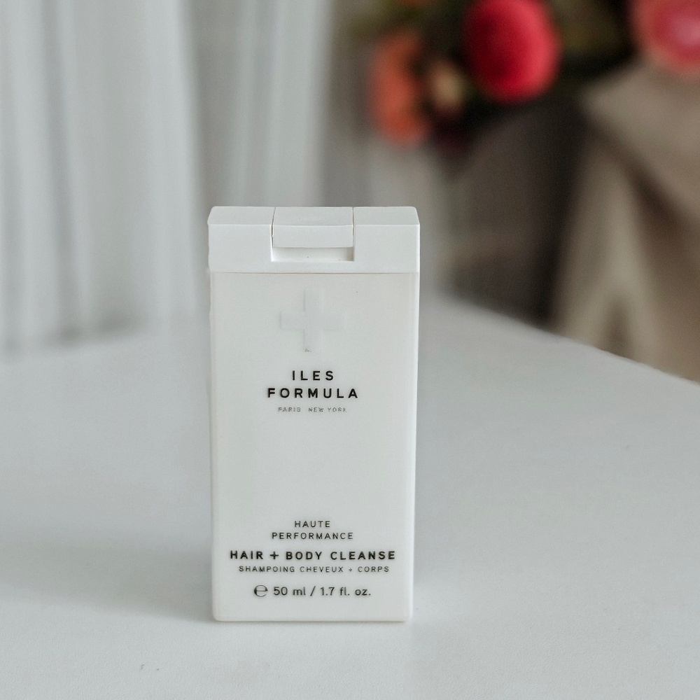 New ILES FORMULA Haute Performance Hair + Body Cleanse 1.7oz/50ml Travel Size